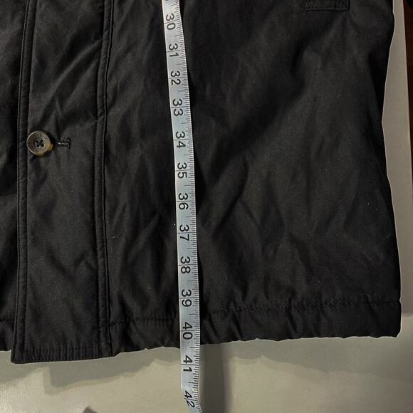 KAID Men’s Cold Gear Winter Coat Sz L Black Hooded Quilted/Fleece Lined Pockets - Picture 15 of 15